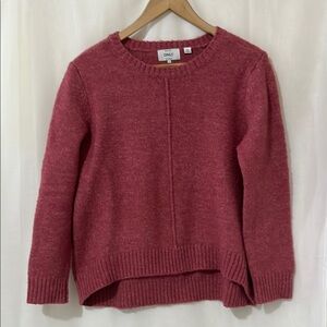 Only Deep Rose Pink Long Sleeve Sweater